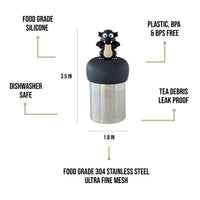 Black Dragon | Floating Tea Infuser | Black Base | Black