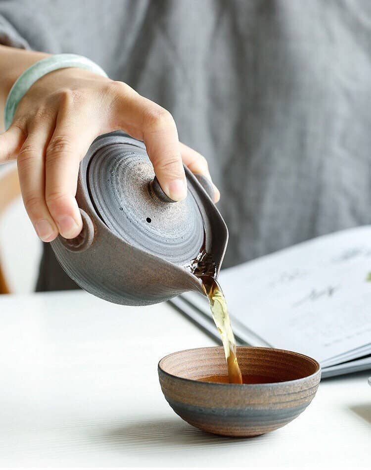 Handmade Ceramic Gaiwan Tea Set