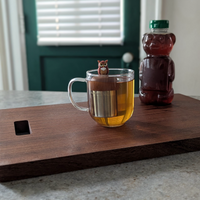 Owl | Floating Tea Infuser | Light Brown Base | Brown Owl