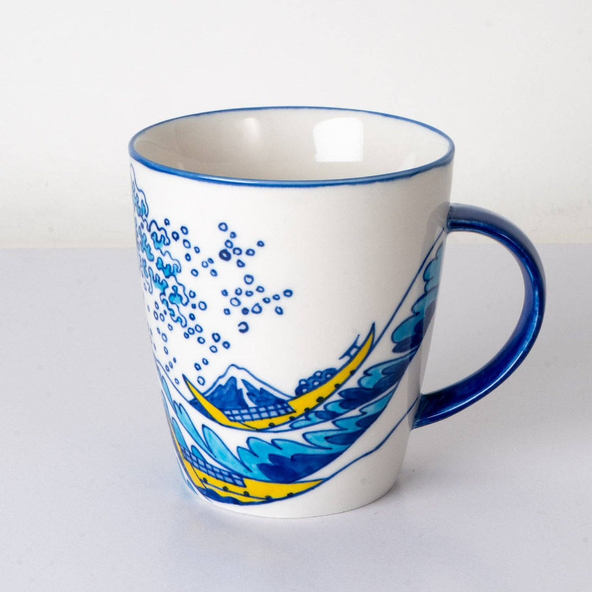 Great Wave Porcelain Mug 12oz