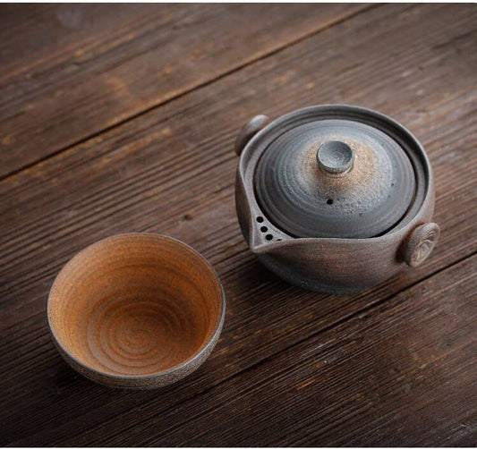 Handmade Ceramic Gaiwan Tea Set