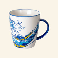 Great Wave Porcelain Mug 12oz